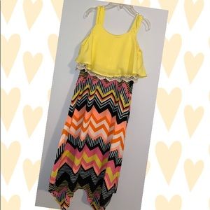 Love this!! Vibrant dress for size 10 girl